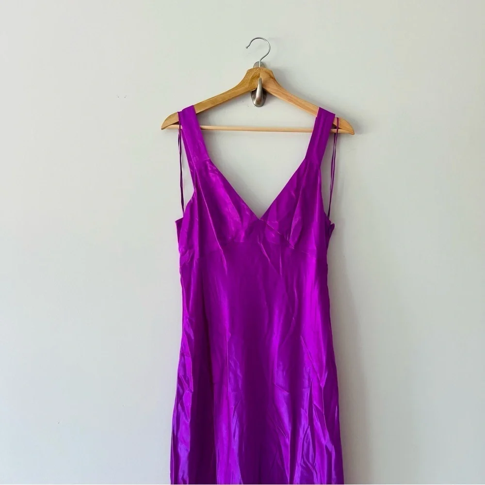 New Rails Jacinda Slip Dress in Violet Size Medium​​​​ - Picture 3 of 12